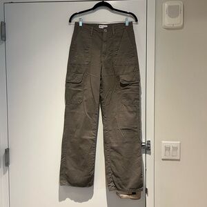 Zara Khaki Cargo Pants
